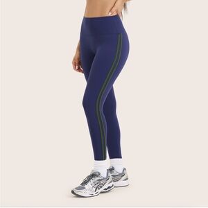 SET Sportbody Sporty Duo Stripe Leggings Size L